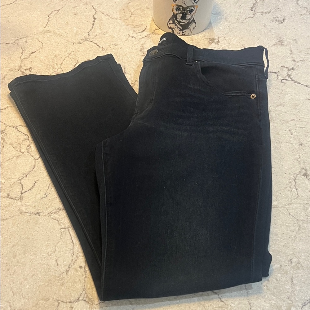 Express Women's Dark Wash Boot Cut Jeans